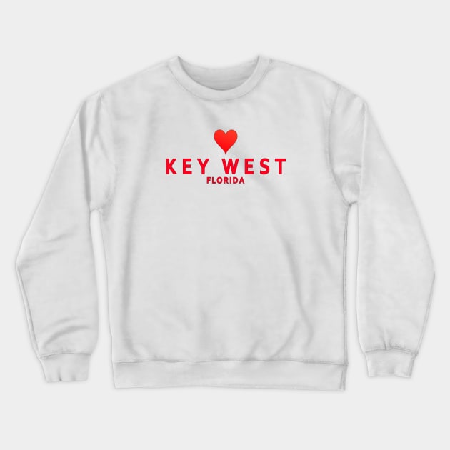 Key West Florida Crewneck Sweatshirt by SeattleDesignCompany